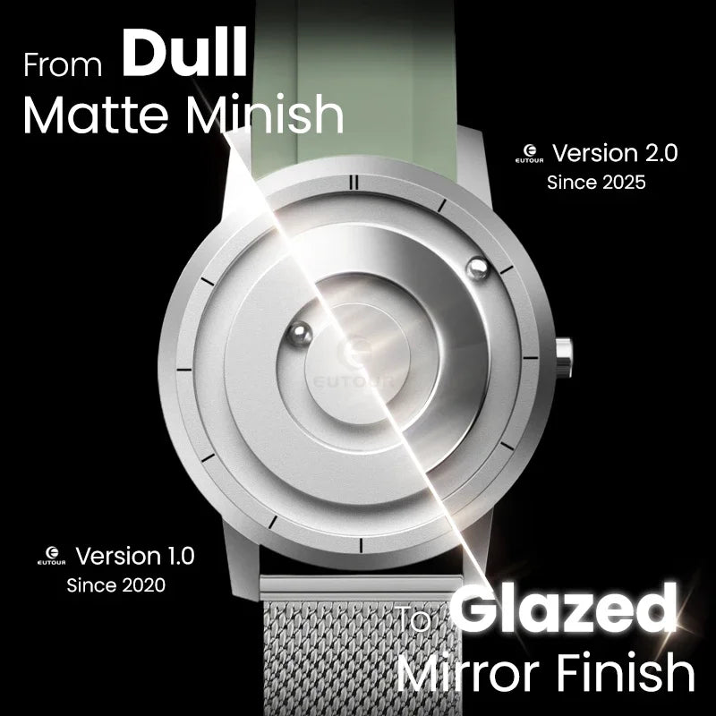 EUTOUR Stardard Quality Magnet Watch Classic 5 ATM Water proof