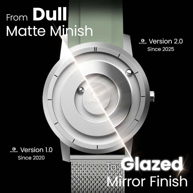 EUTOUR Stardard Quality Magnet Watch Classic 5 ATM Water proof