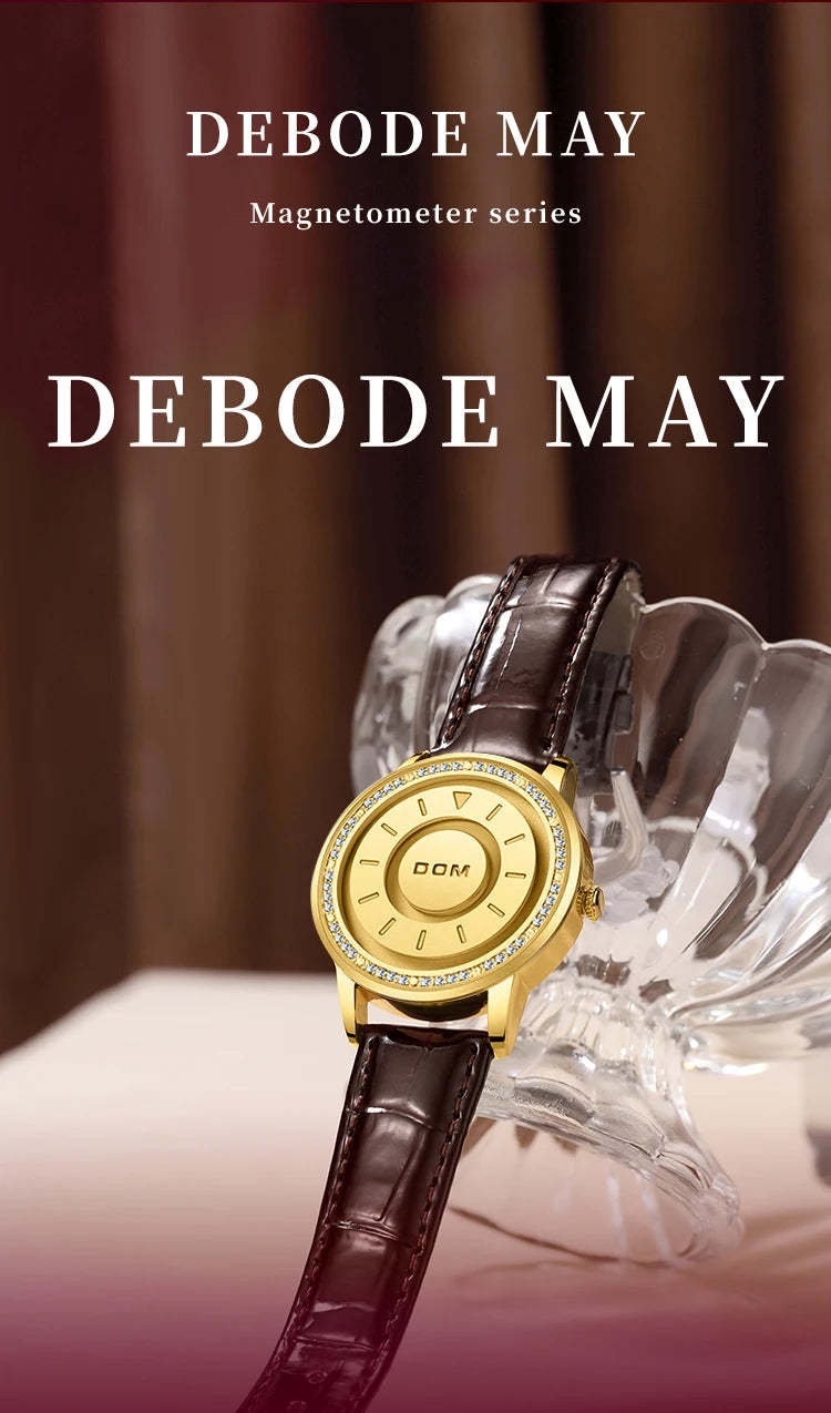 DOM 1758 Top Trend Concept Personality Creative Roller Pointer New Watch