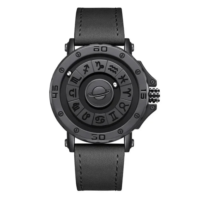 DOM 1733 Magnetic Watch Original Pointer Rotating Magnetic Constellation