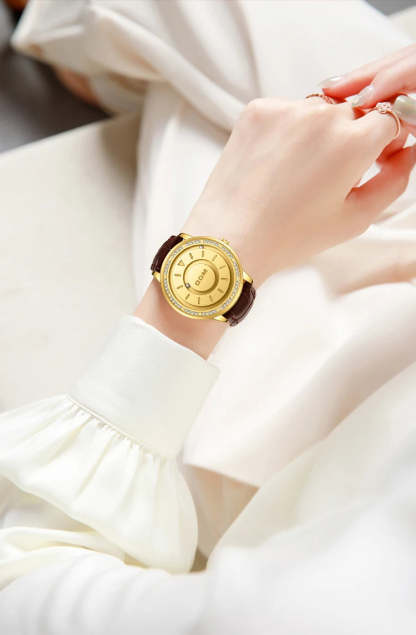 DOM 1758 Top Trend Concept Personality Creative Roller Pointer New Watch