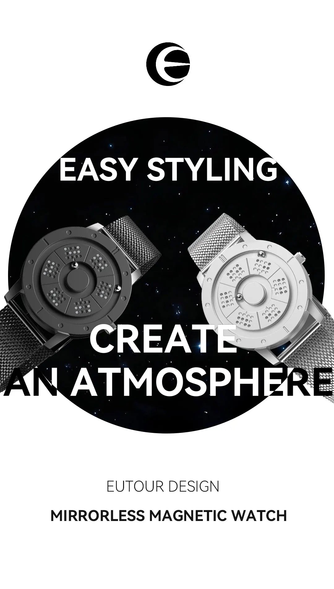 EUTOUR 2025 Magnetic Watch