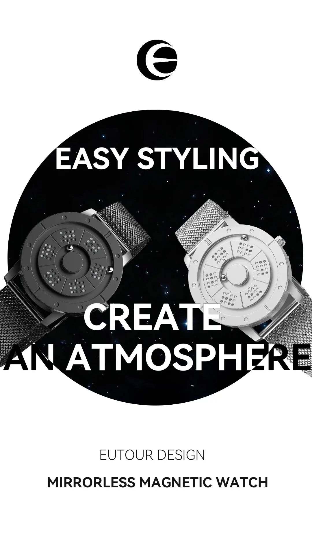 EUTOUR 2025 Magnetic Watch
