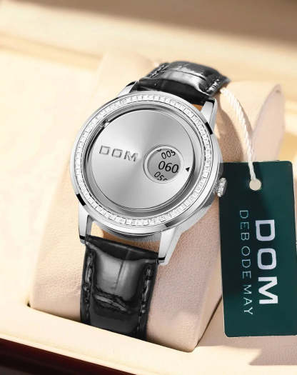 DOM 1759 New Original Factory Magnetic gold Trend Leather Women's Watch
