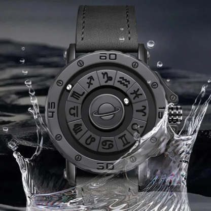 DOM 1733 Magnetic Watch Original Pointer Rotating Magnetic Constellation