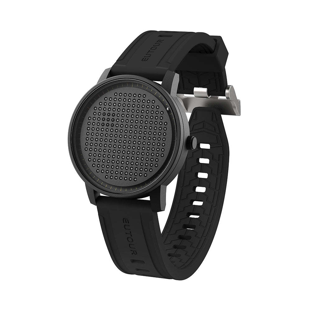 EUTOUR Gravity Magnetic Ball Tracking Single Hand Watch