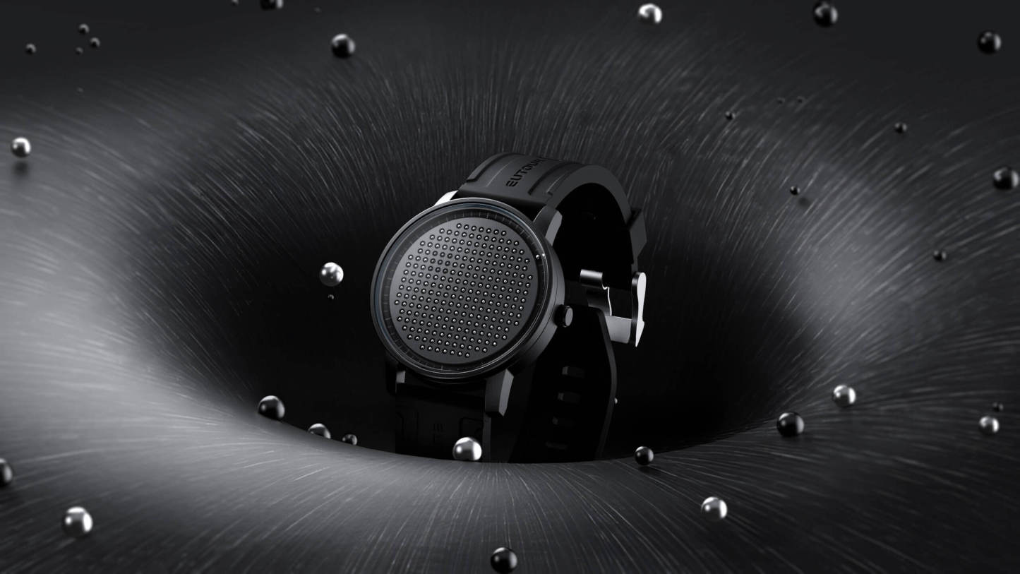 EUTOUR Gravity Magnetic Ball Tracking Single Hand Watch