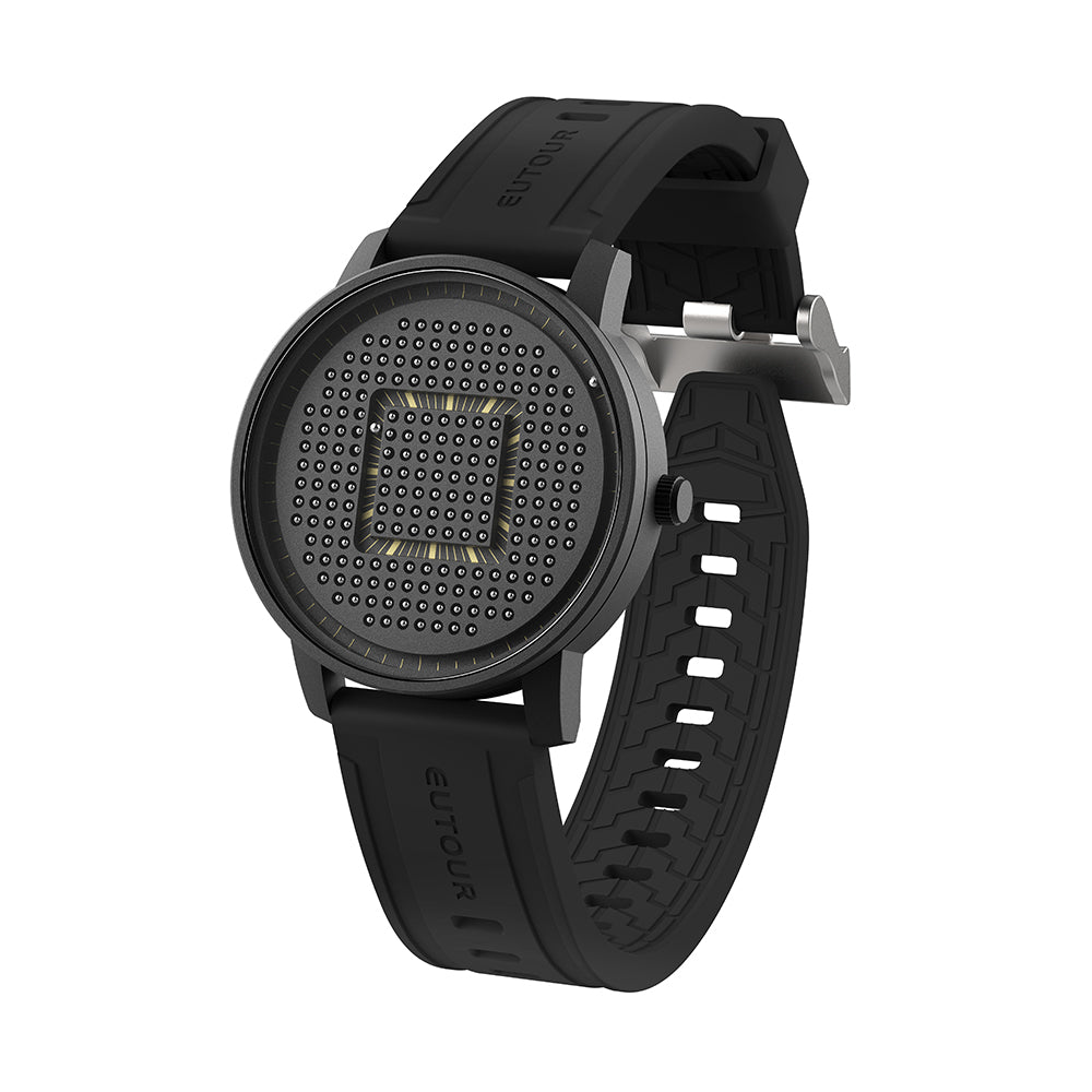 EUTOUR Gravity Magnetic Ball Tracking Single Hand Watch