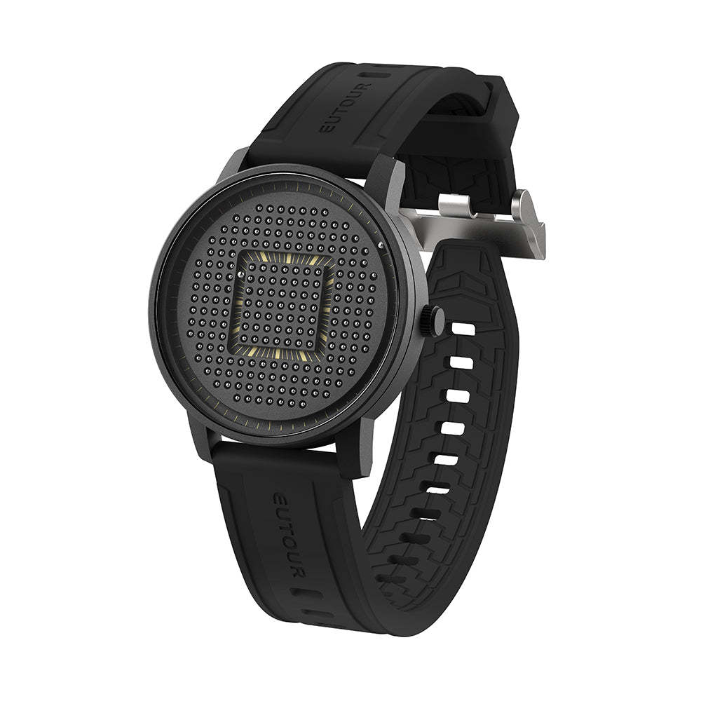 EUTOUR Gravity Magnetic Ball Tracking Single Hand Watch