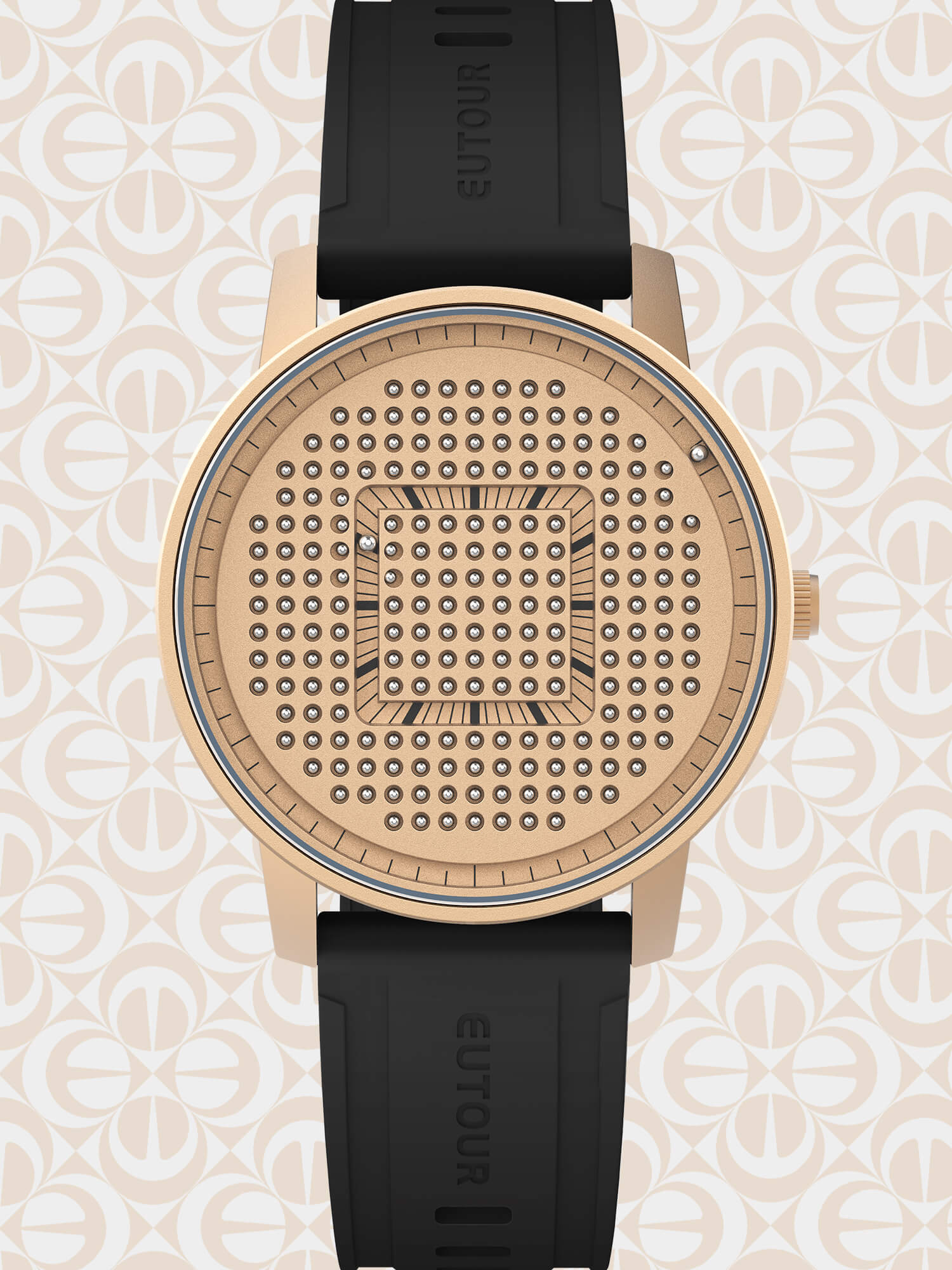 EUTOUR Gravity Magnetic Ball Tracking Single Hand Watch