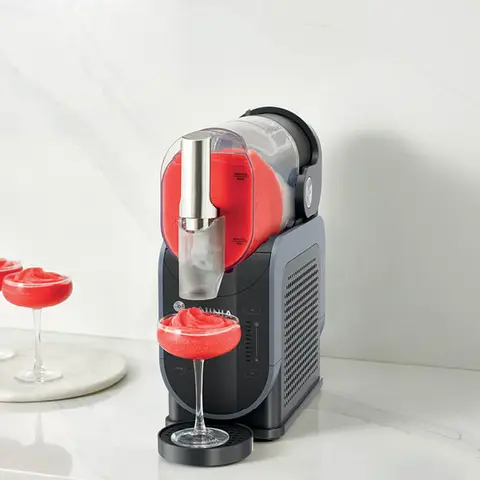 One-touch frozen drinks 5 preset settings: Slush, Spiked Slush, Frappé, Milkshake, Frozen Juice. Temperature control lets you customize whether you want the output to be thicker or thinner than the preset.