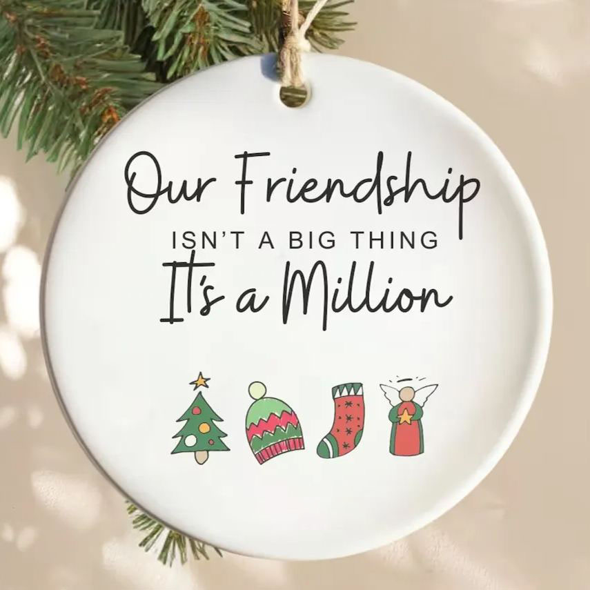✨🎄2023 Friend/Neighbor Gift Ornaments-I wish you live next door🥰