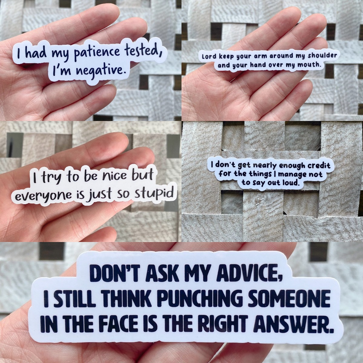 Funny Quote Stickers