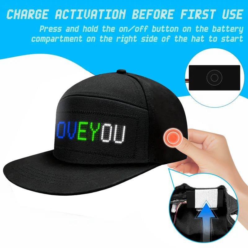 🎁Last Day Promotion 49% OFF🔥Personalized LED Display Cap