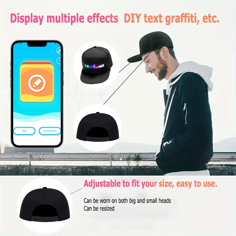 🎁Last Day Promotion 49% OFF🔥Personalized LED Display Cap