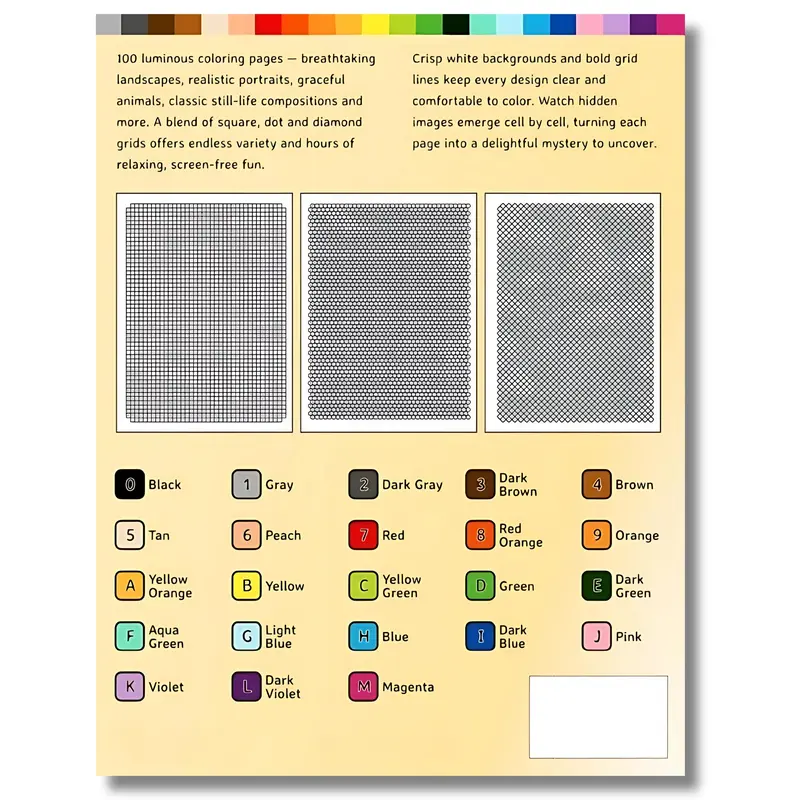100 Color by Number Mysteries: White-Background Edition – A Coloring Book for Adults Relaxation and Wonder
