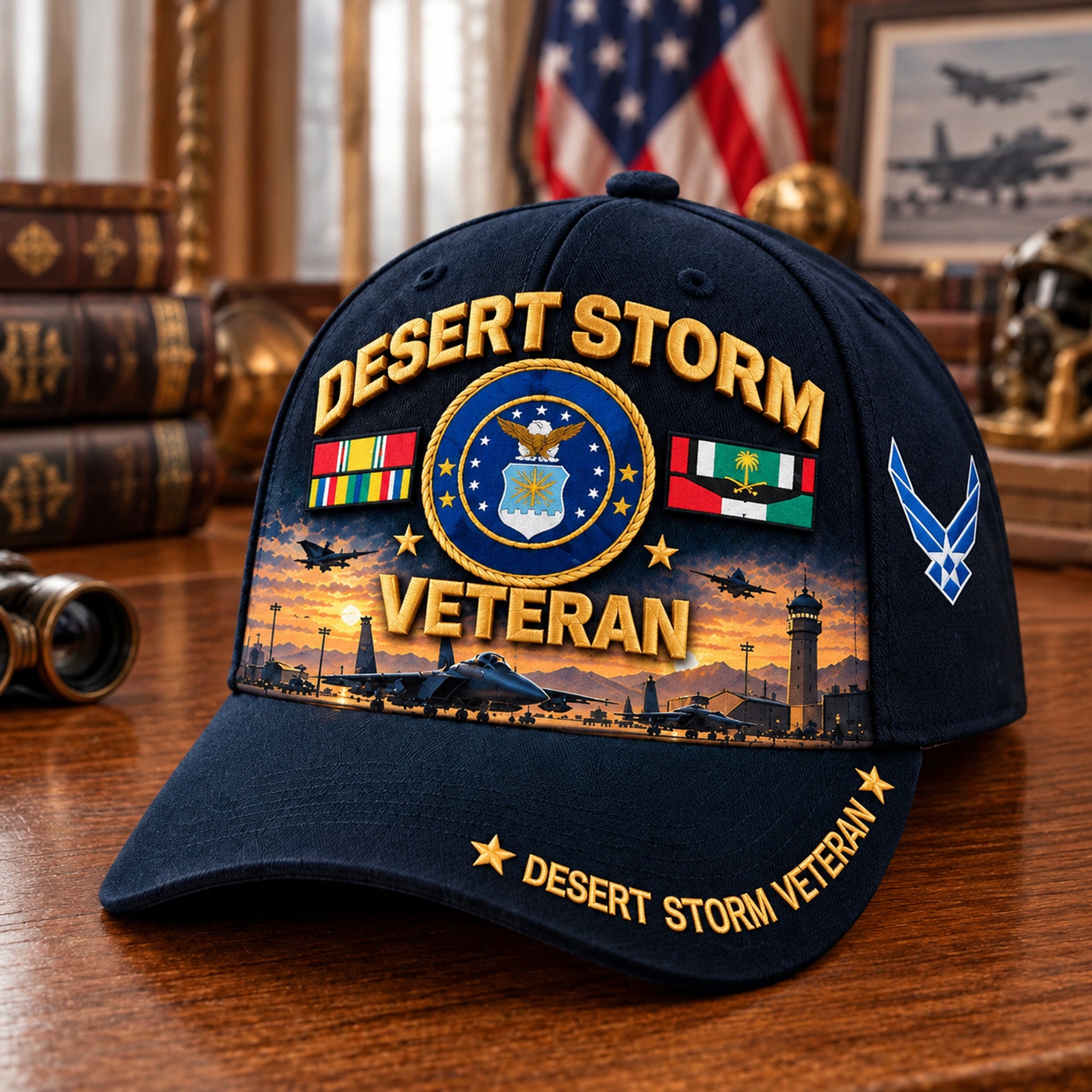 U.S. Air Force Desert Storm Veteran cap design