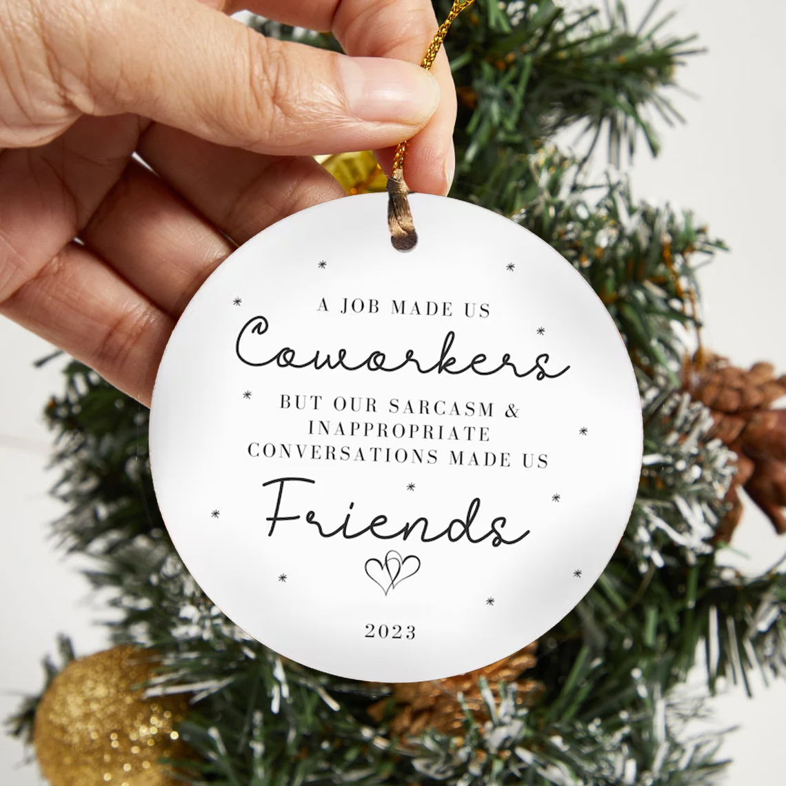 ✨🎄2023 Friendship/Neighbor Gift Ornaments-I wish you live next door🥰