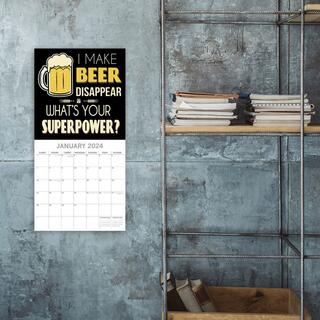 Beer Signs 2024 Wall Calendar