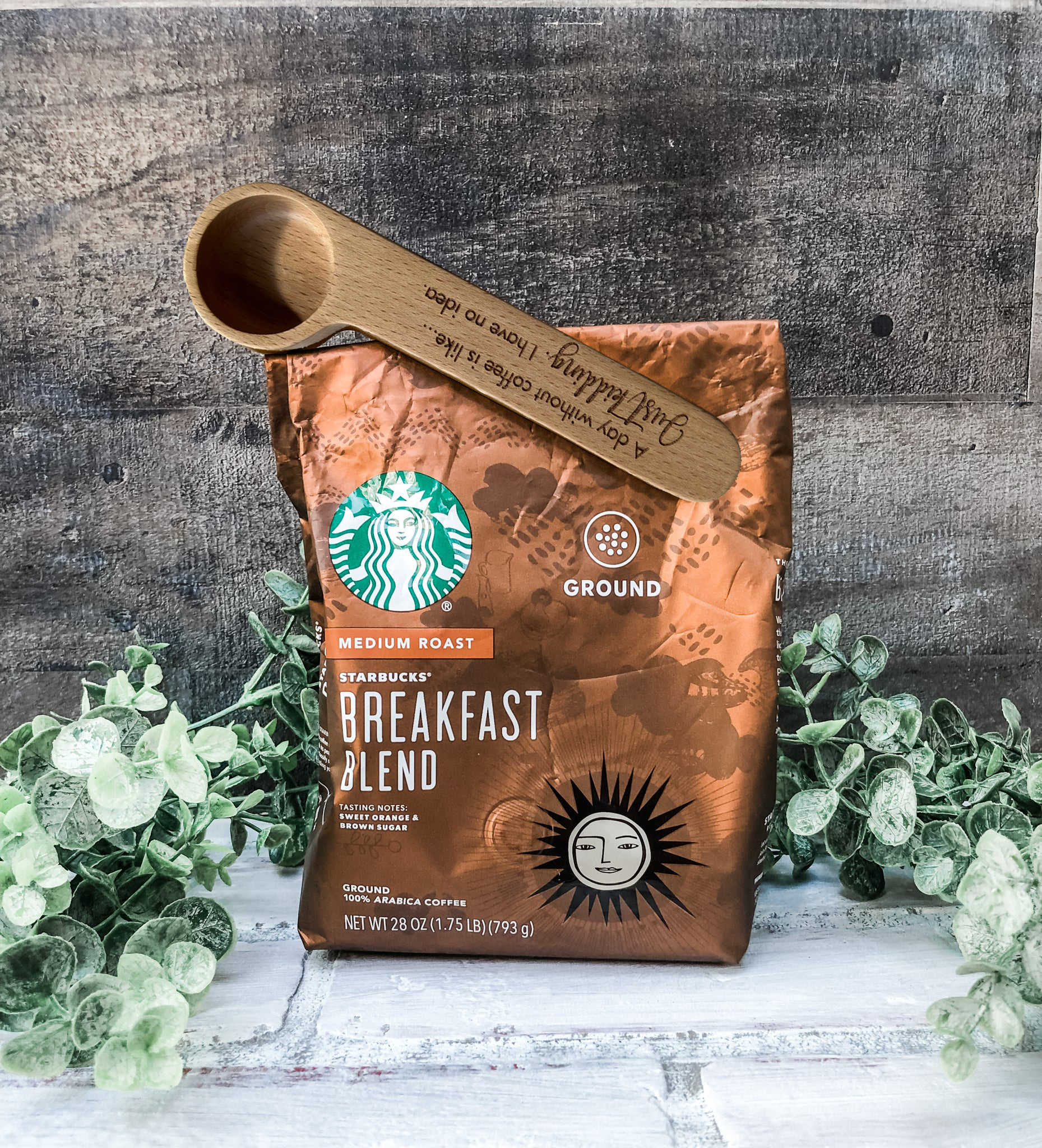 ☕Engraved Coffee Scoop and Bag Clip | Unique Gift for Coffee Lovers🎁