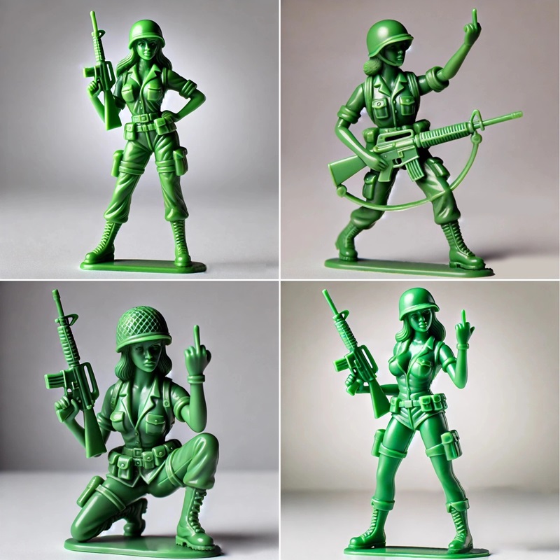 Funny Green Army Men