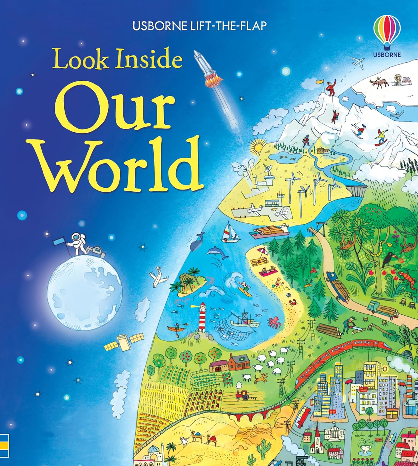 Look Inside Our World: An Interactive Book About Continents, Creatures, and Geography for Kids (Ages 3-8)