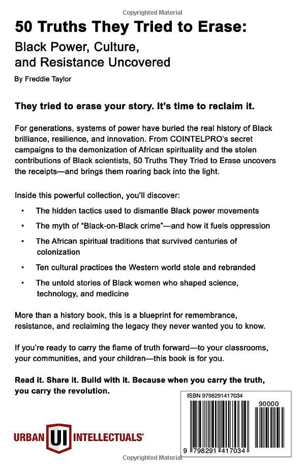 50 Truths They Tried to Erase: Black Power, Culture, and Resistance Uncovered