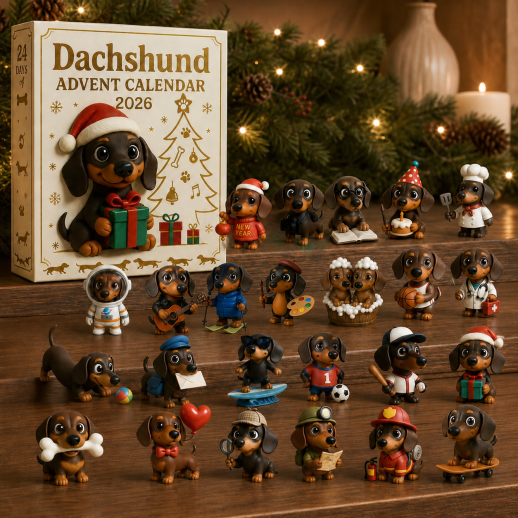 🎄🐾 2026 Dachshund Advent Calendar 🐶✨