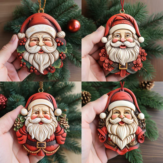 Resin Santa Claus Pendant