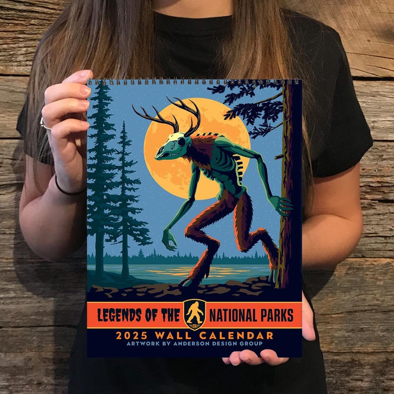 📅2025 Wall Calendar: Legends of the National Parks (Best Seller)