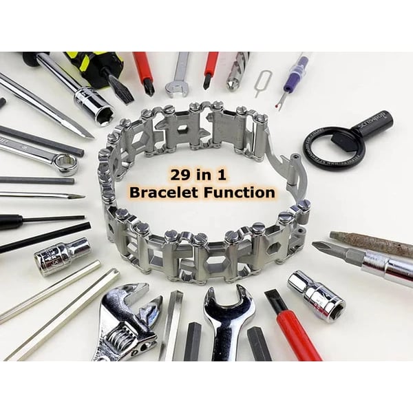 🌲Christmas Hot Sale 49% OFF🔥Outdoor Multifunction Tool Bracelet For Watch
