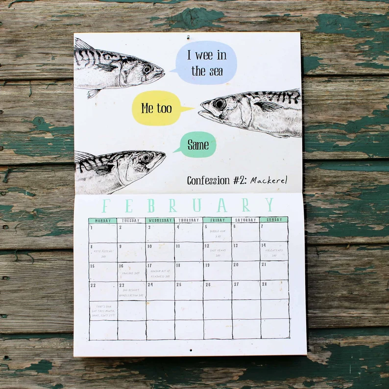 2024 Creature Confessions Calendar