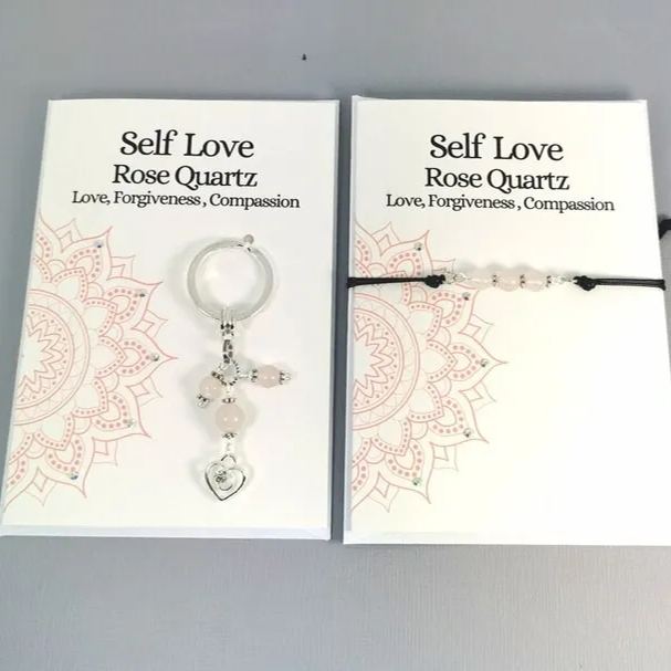 💖Healing Gemstone Bracelet Keychain
