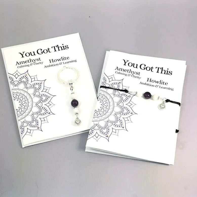 💖Healing Gemstone Bracelet Keychain