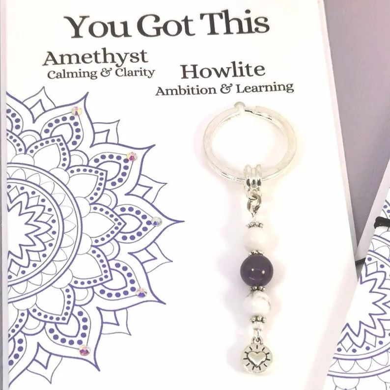 💖Healing Gemstone Bracelet Keychain