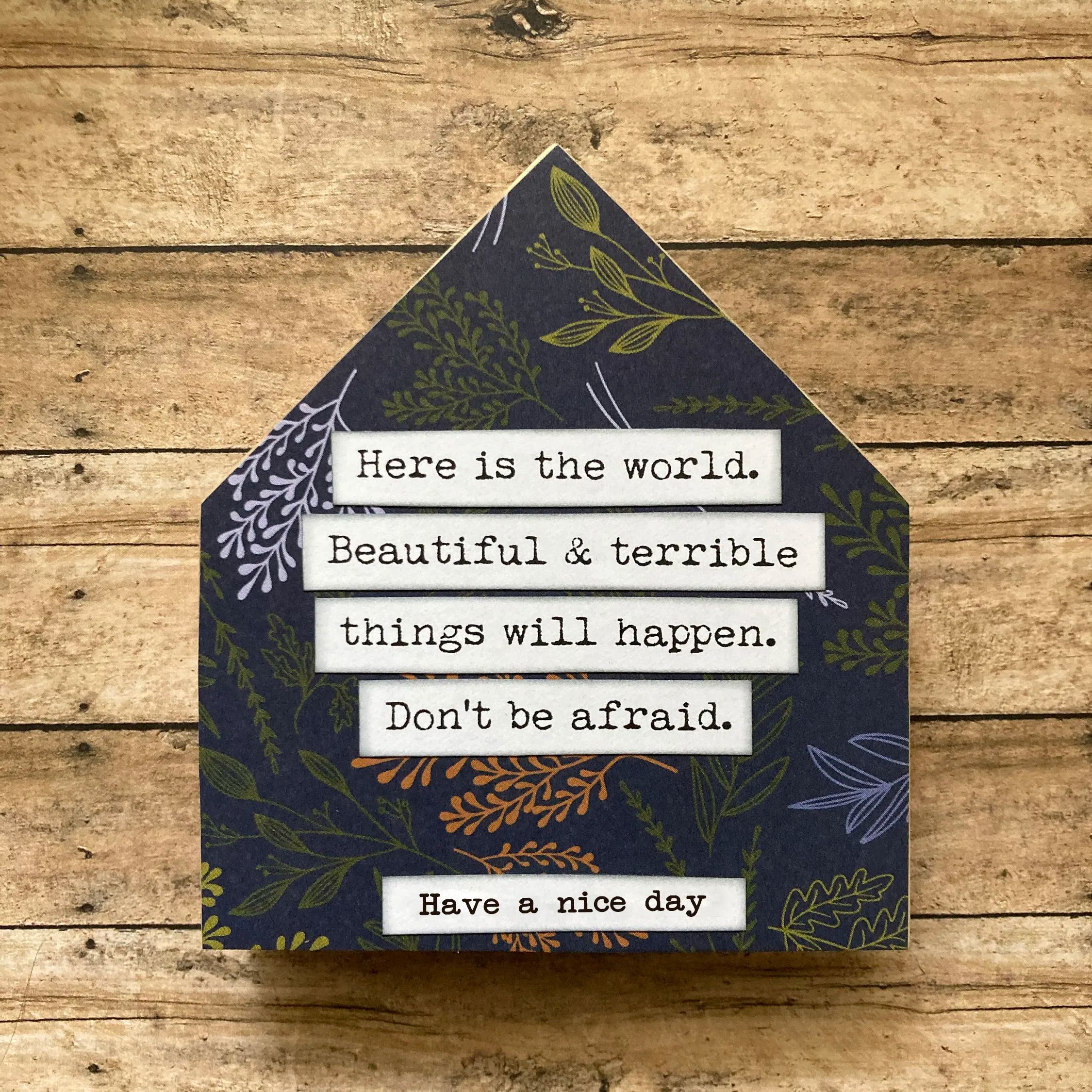 👼INSPIRATIONAL WOOD HOUSE SIGN🎨