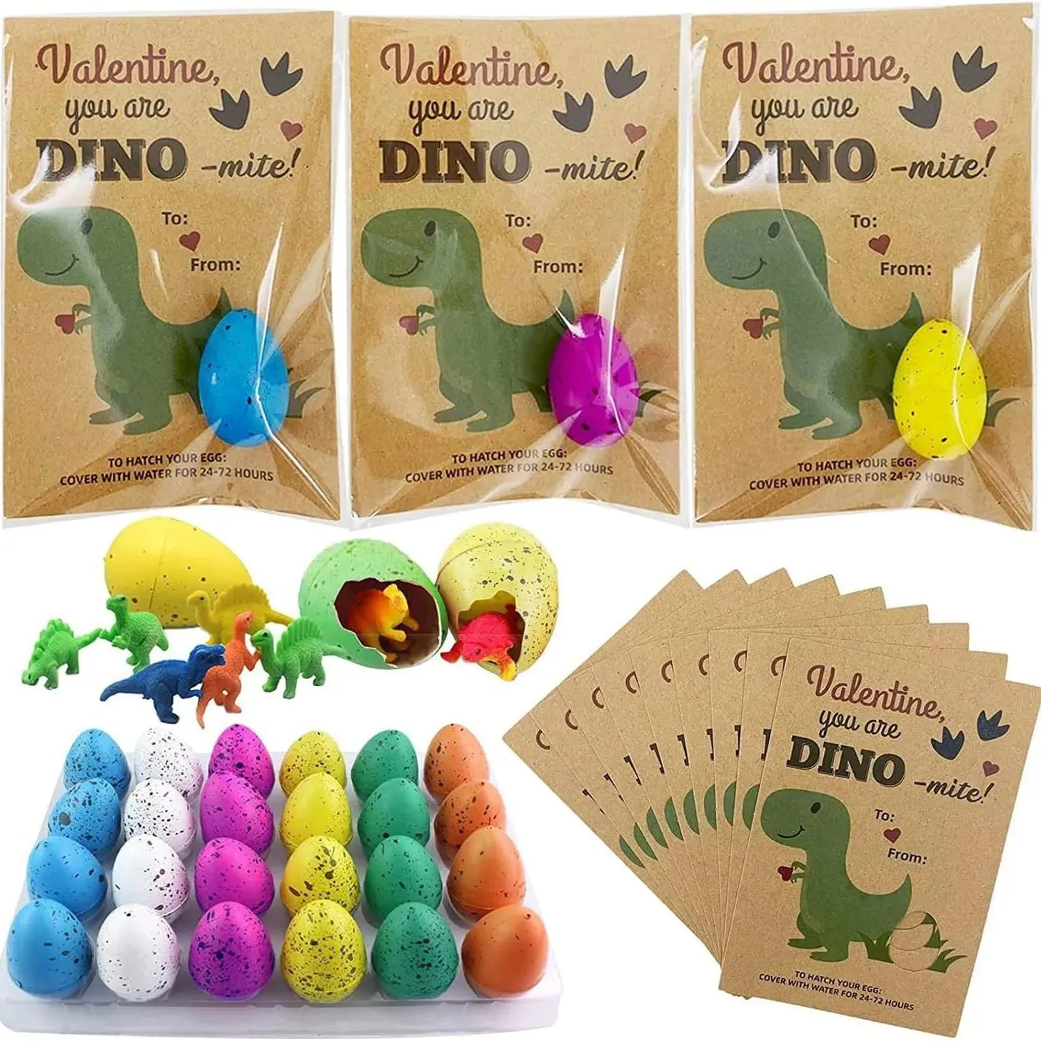 💝Valentine Day Gift For Kids - 🦖Dinosaur Egg Growing Toys