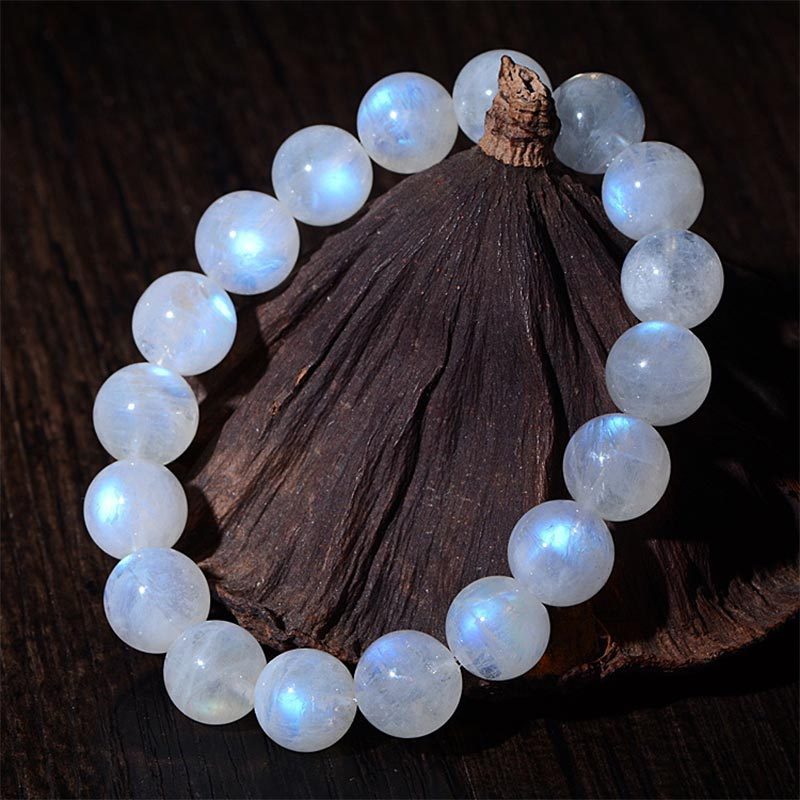 Oriental Buddha Natural Moonstone Prosperity Bracelet