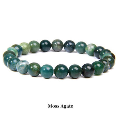 Oriental Buddha Natural Stone Quartz Healing Beads Bracelet