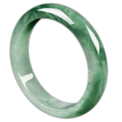 Oriental Buddha Natural Jade Fortune Blessing Bangle Bracelet