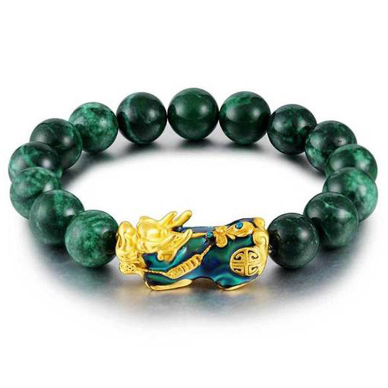 Oriental Buddha FengShui PiXiu Jade Protection Bracelet
