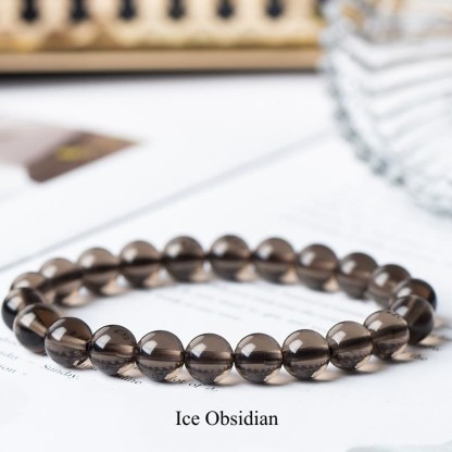 Oriental Buddha Natural Stone Quartz Healing Beads Bracelet