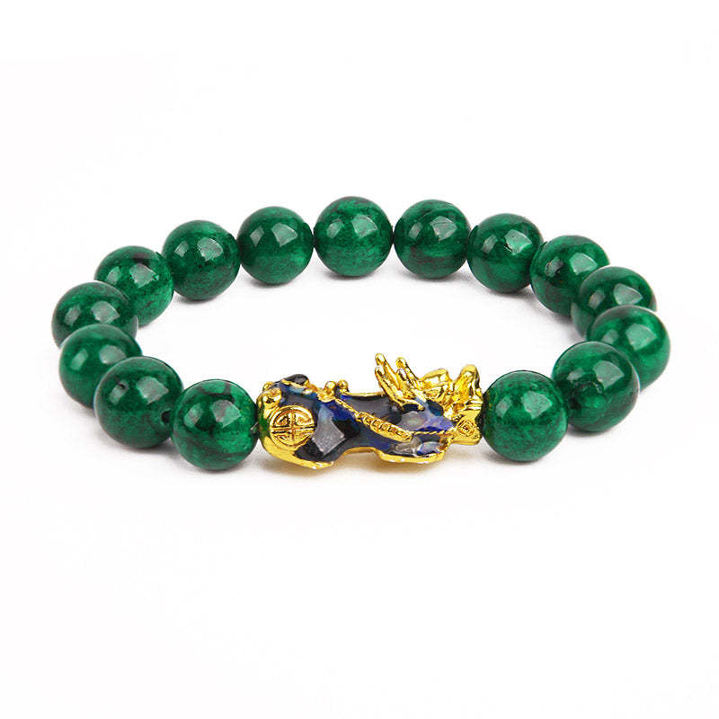 Oriental Buddha FengShui PiXiu Jade Protection Bracelet