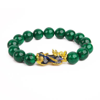 Oriental Buddha FengShui PiXiu Jade Protection Bracelet