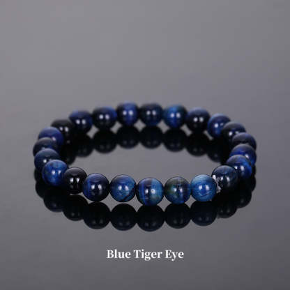 Oriental Buddha Natural Stone Quartz Healing Beads Bracelet
