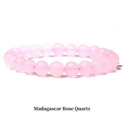 Oriental Buddha Natural Stone Quartz Healing Beads Bracelet