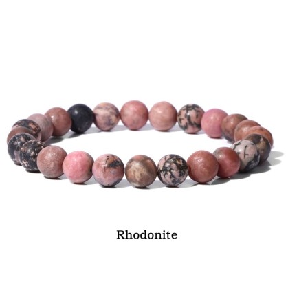 Oriental Buddha Natural Stone Quartz Healing Beads Bracelet