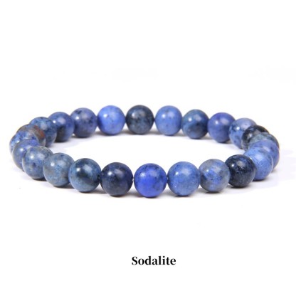 Oriental Buddha Natural Stone Quartz Healing Beads Bracelet