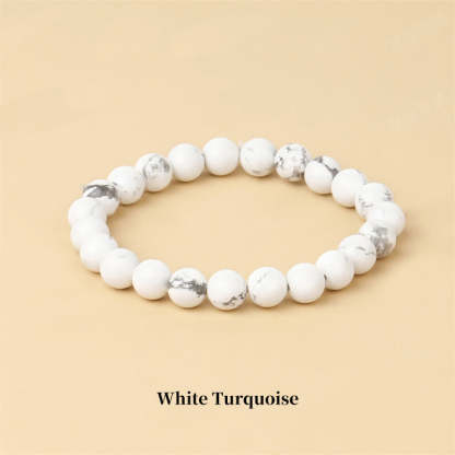 Oriental Buddha Natural Stone Quartz Healing Beads Bracelet