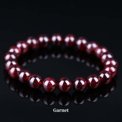 Oriental Buddha Natural Stone Quartz Healing Beads Bracelet